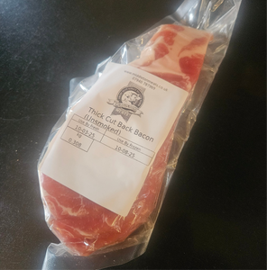 Back Bacon - Thick Cut (Unsmoked)